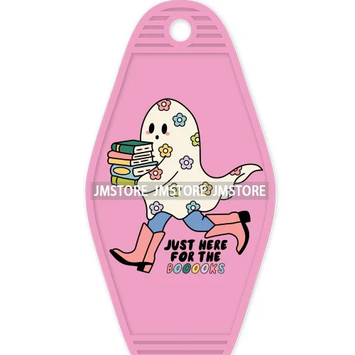 Cozy Readers Bookish Cub High Quality WaterProof UV DTF Sticker For Motel Hotel Keychain Custom Labels Fall Halloween Season