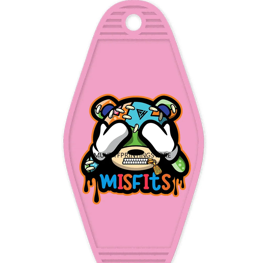 Heartless Teddy Bear High Quality WaterProof UV DTF Sticker For Motel Hotel Keychain Hustle Hard Money Bears