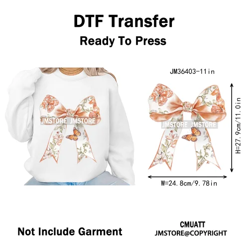 Pink Blue Flower Silk Coquette Chinoiserie Toile De Jouy Design Iron on DTF Heat Transfers Stickers Ready to Press for Clothes