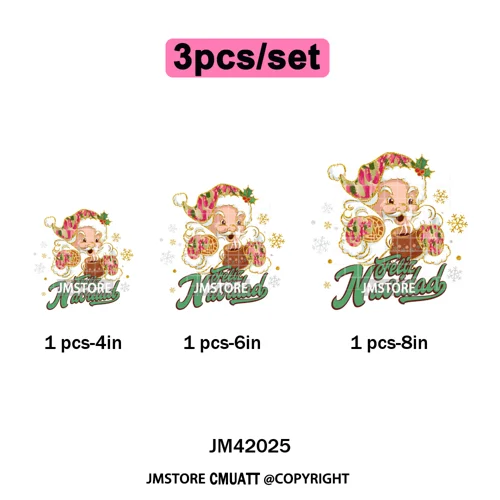 Tis The Season Pan Dulce Mexican Xmas Tuki Donkey Spanish Christmas Latin Iron on DTF Transfers Stickers Ready to Press for Text