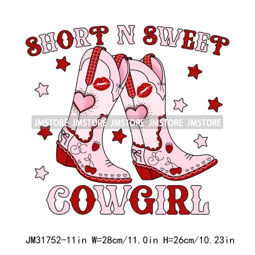 Funny Worthy Flowers Mental Health Positive Motivational Quotes Cowgirl Boots DTF Designs Iron On Transfer Stickers For T-shirts