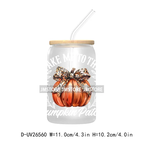 Coquette Pumpkin Spice Coffee Club UV DTF Transfer Stickers Decals For Libbey Cold Cups Mugs Tumbler Custom Retro Fall Autumn