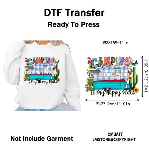 Funny Bruh We Out Teachers School Summer Drink Waves Camping Vibes Iron on DTF Heat Transfer Stickers Ready to Press for Clothes