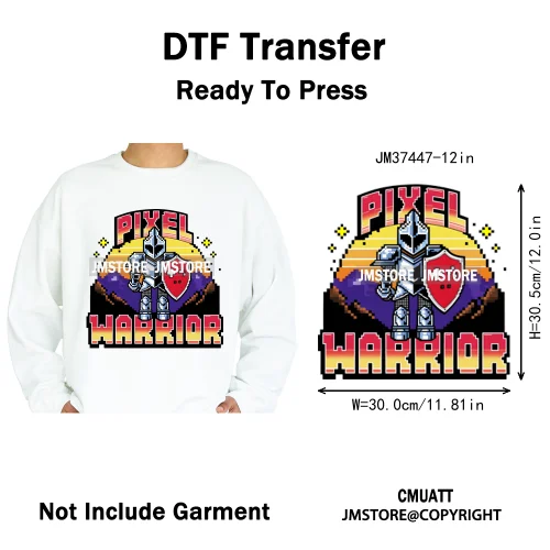 12in Colorful Rap Music Rock Vibes Mud Master Truck Space Trip Graffiti Iron on DTF Transfer Stickers Ready to Press for T-shirt