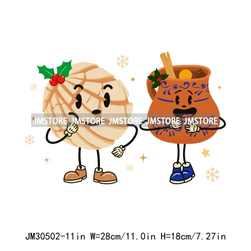 Funny Latina Mexican Culture Tis The Season For Tamales Pan Dulce Concha Christmas Iron On DTF Transfers Stickers For Clothes