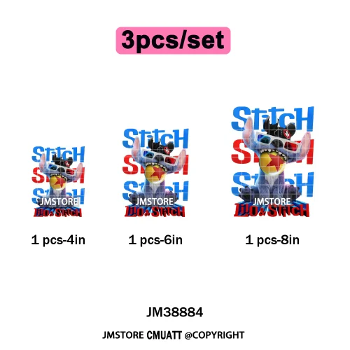 Urban Cartoon Character Streetwear Thermal Printing Iron on DTF Washable Transfers Stickers Ready to Press for Clothing Bags