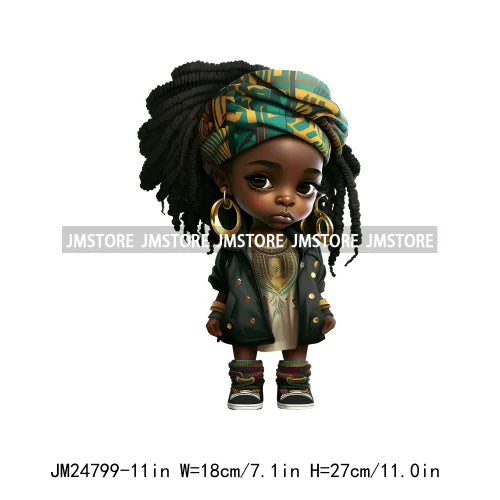 Fashion Kente Headwrap Turban Women Prints Camo Cool Black Hip Hop Boy Iron On DTF Transfers Stickers Ready To Press For Clothes