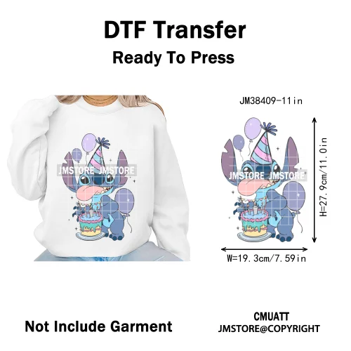 Funny Shells Coquette Bow Summer Salty Vibes Cartoon Printing Designs Iron On DTF Transfer Stickers Ready To Press T-shirts Bags