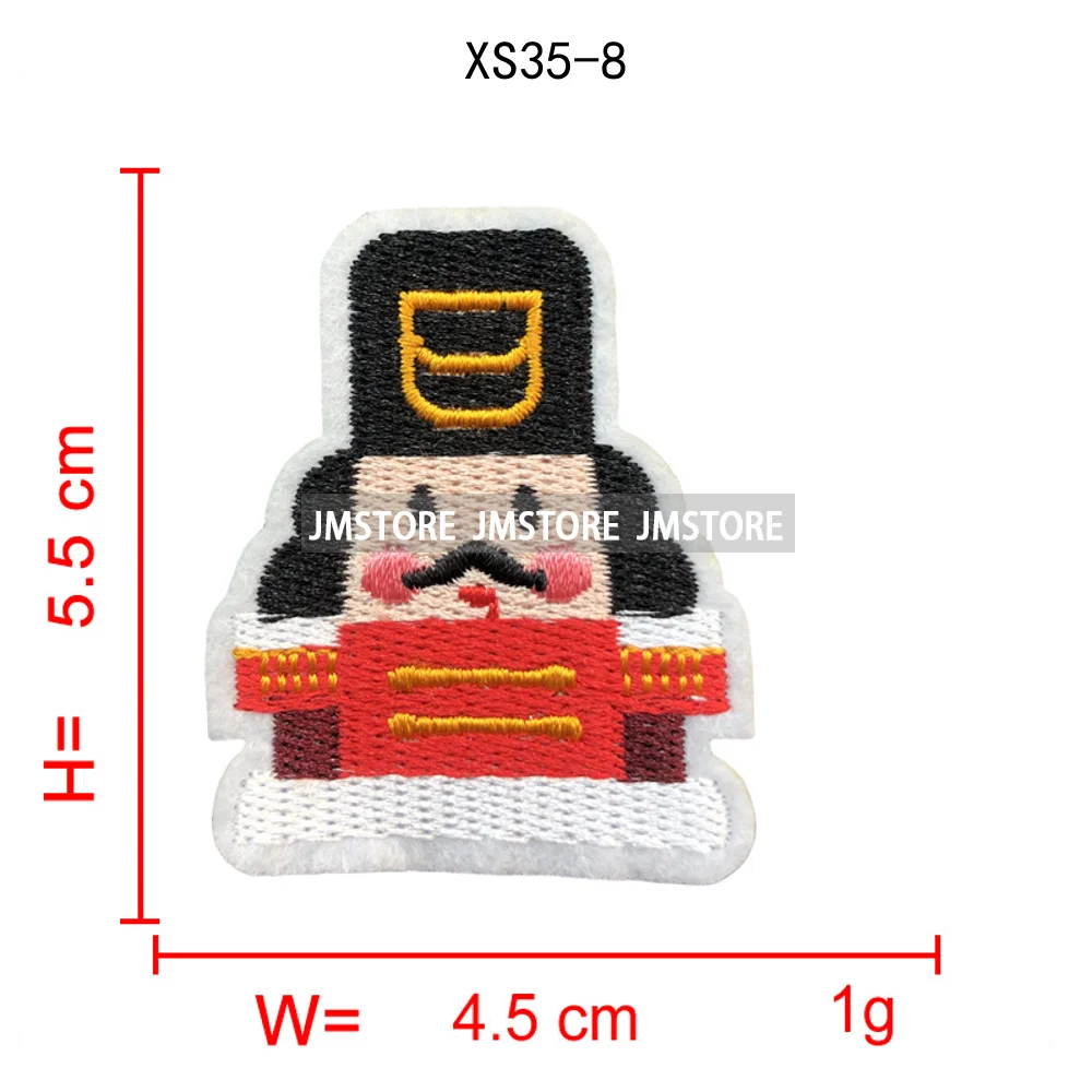 Sweet Christmas Small Size Snowman Santa Cozy Animal Xmas Holiday Gifts Kids Embroidery Appliques Iron on Patches for Clothing