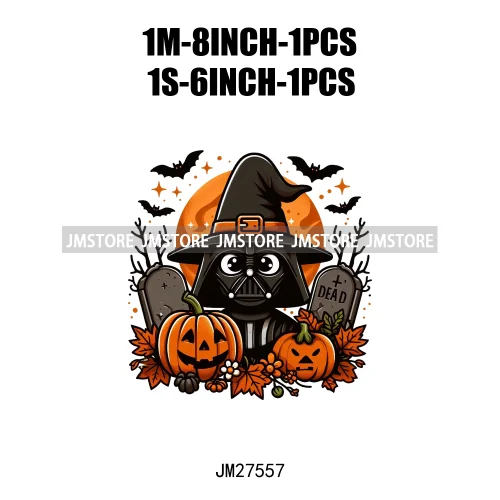 Ghost Highland Cows Western Pumpkin Skeleton Fall Dead Rip Coffin Cross Halloween DTF Iron On Transfers Stickers For Sweatshirt