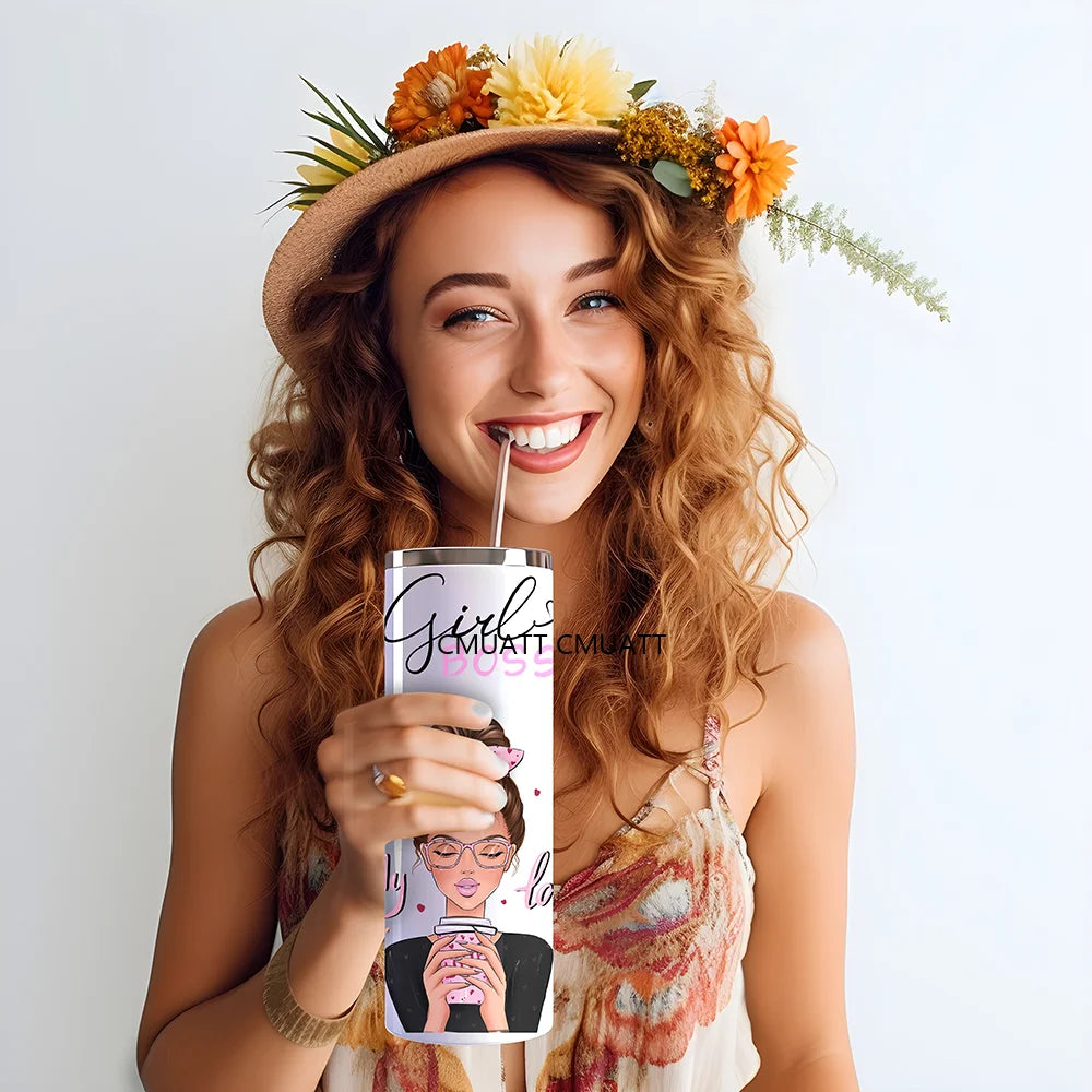 Double Sided Color UV DTF Cup Wraps 16OZ Bulk Waterproof Wholesale Custom Cartoon Cute Princess Mug Glass Water Bottles Sticker