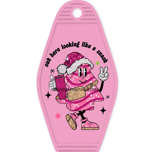 Have A Cup Of Christmas Cheer High Quality WaterProof UV DTF Sticker For Motel Hotel Keychain Merry And Bright Cozy Season