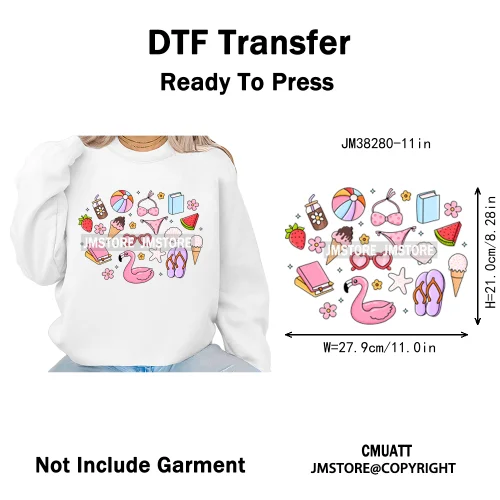 Funny Bookish Things Kindle Girlie TBR Read Books Lover Positive Quotes Iron on DTF Transfer Stickers Ready to Press for Textile