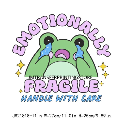 It's Ok To Feel All Feels Emotionally Fragile Positive Quotes Read More Books Inspirational DTF Transfer Stickers For Clothes