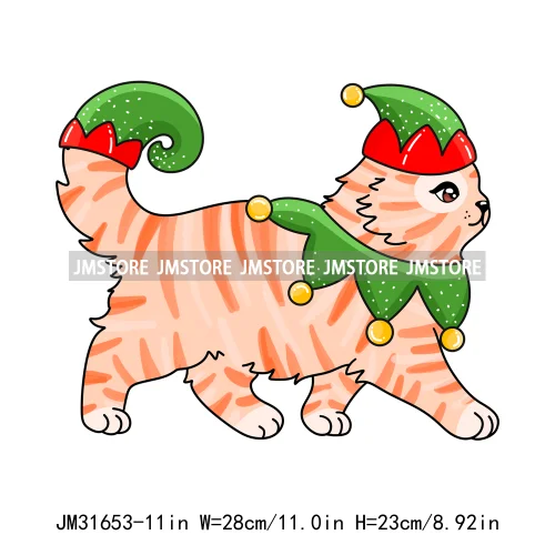 Snowday Hot Cocoa Pet Christmas Movie Festive Cute Dog Cat Lover Xmas Iron On DTF Transfers Stickers Ready To Press For Clothing