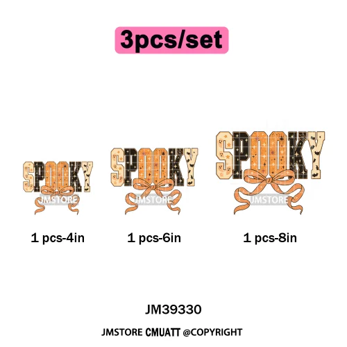 Witchy Goose Howday Pumpkin Boo Ghost Spooky Season Coquette Halloween Iron on DTF Transfers Stickers Ready to Press for Clothes