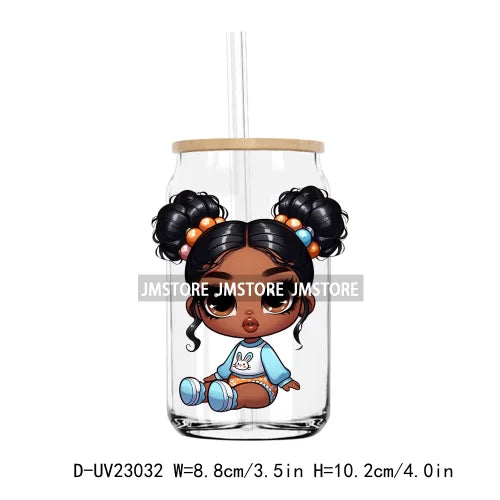 Best Friends Dolls Mexican Latina Culture UV DTF Transfers Stickers Decals For Libbey Cold Cup Mugs Tumbler Waterproof DIY Craft