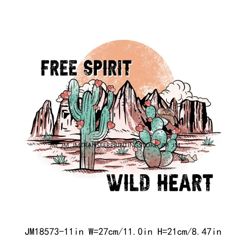 Stuck On You Cactus Free Spirit Wild Heart Cupid Find Me A Cowboy Howday Valentine XOXO Love DTF Transfers Printing For Clothes