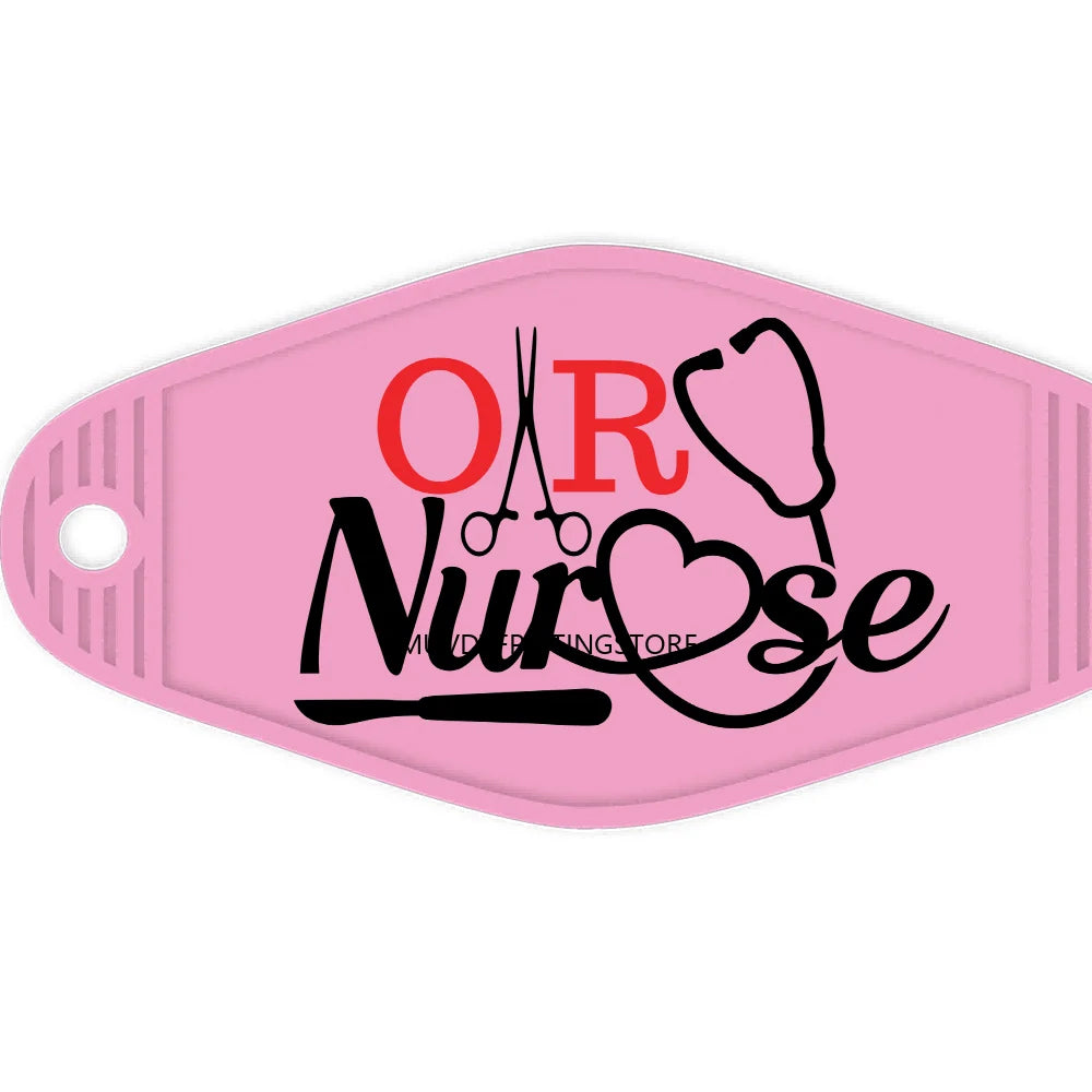 Leopard CNA Nurse Life High Quality WaterProof UV DTF Stickers For Motel Hotel Keychain Scrubs Coffee And Messy Buns