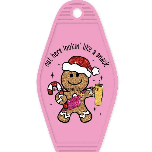 Have A Cup Of Christmas Cheer High Quality WaterProof UV DTF Sticker For Motel Hotel Keychain Merry And Bright Cozy Season