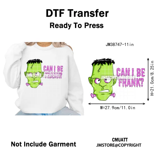 Funny Spooky Season Skelleton Coffin Break Sarcastic Halloween Puns Iron on DTF Transfer Sticker Ready to Press for Clothes Bags
