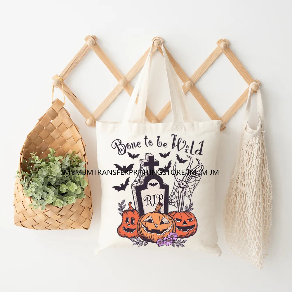 Horror Movie Character Cartoon Dolls Halloween Printing Iron on DTF Washable Transfers Stickers Ready to Press for Clothes Bags