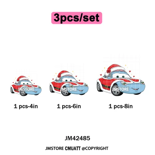 Glasses Cartoon Princess Animal Christmas Brushstroke Festive Vibes Iron on DTF Transfers Stickers Ready to Press for Hoodies