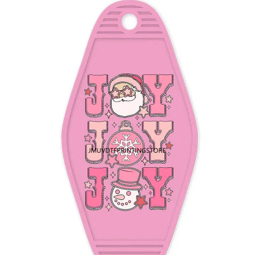 Christmas Mama Santa Claus High Quality WaterProof UV DTF Sticker For Motel Hotel Keychain ot Cocoa Season