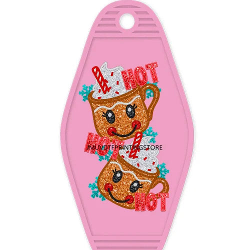 Somebody's Holly Jolly Mama High Quality WaterProof UV DTF Sticker For Motel Hotel Keychain Christmas Pan Dulce Mexican Xmas