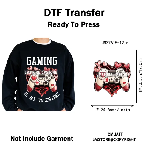 12in Old School Rap Hip Hop Music King Gaming Urban Vibes Graffiti Iron on DTF Heat Transfer Stickers Ready to Press for T-shirt