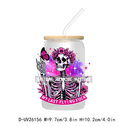 Dog Cat Skeleton Mom UV DTF Transfer Stickers Decals For Libbey Cold Cups Mugs Tumbler Waterproof Custom Logo Labels Mama Life