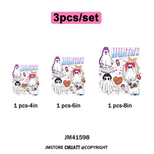 In My Boys Era Ghost Cartoon Anime Movie Kpop Halloween Vibes Iron on DTF Washable Transfers Stickers Ready to Press for Hoodies