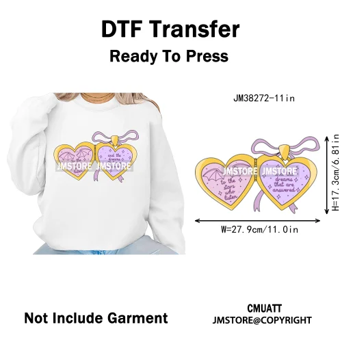 Funny Bookish Things Kindle Girlie TBR Read Books Lover Positive Quotes Iron on DTF Transfer Stickers Ready to Press for Textile