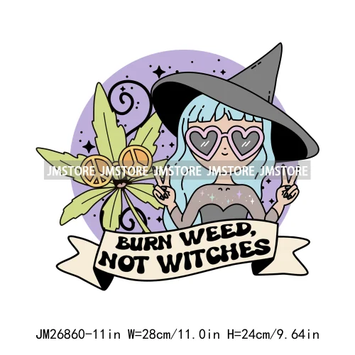 Custom Trick Or Read Ghost Witches Spooky Book Club Decals Bookish Girly Halloween DTF Iron On Transfers Stickers For T-shirts