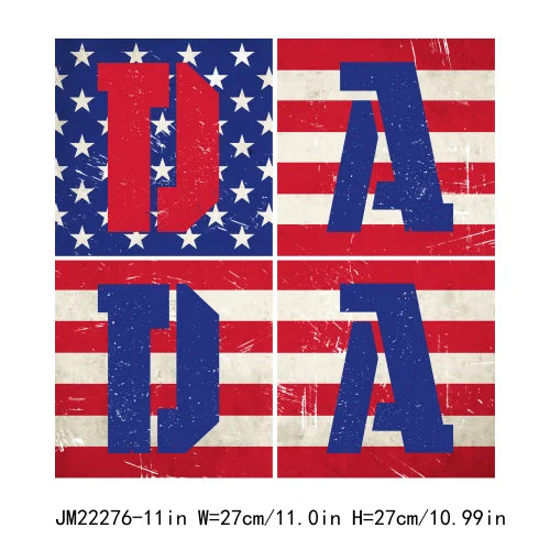 Iron On Ain’t No Hood Like Fatherhood Logos Can't Talk Right Now Doing Hot Dad Stuff Father's Day DTF Transfer Stickers Clothing