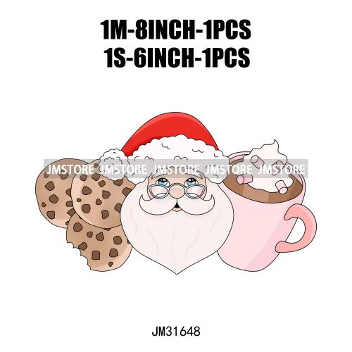 Snowday Hot Cocoa Pet Christmas Movie Festive Cute Dog Cat Lover Xmas Iron On DTF Transfers Stickers Ready To Press For Clothing