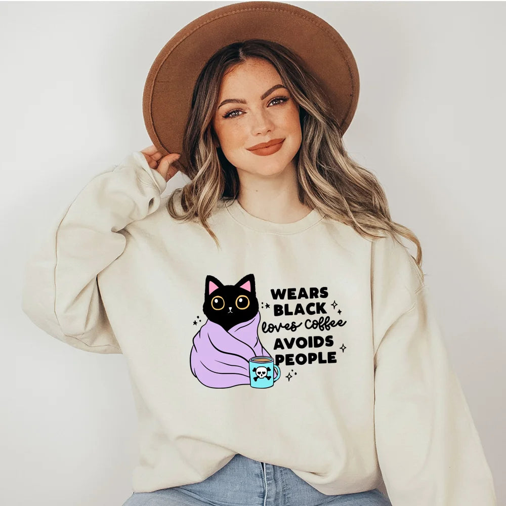 DIY Lovely Cat No Lazy Don't Stress Love And Light Decals Positive Quotes DTF Transfers Stickers Ready To Press For Hoodies