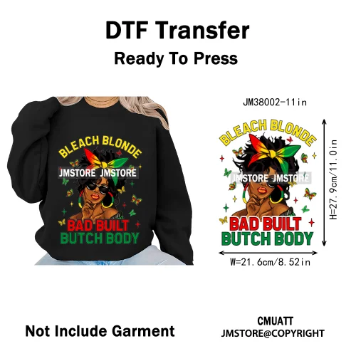 Celebrate Afro Dope Woman Juneteenth Since 1865 Freedom Power Vibes Independence Day Iron on  DTF Transfer Stickers For T-shirts