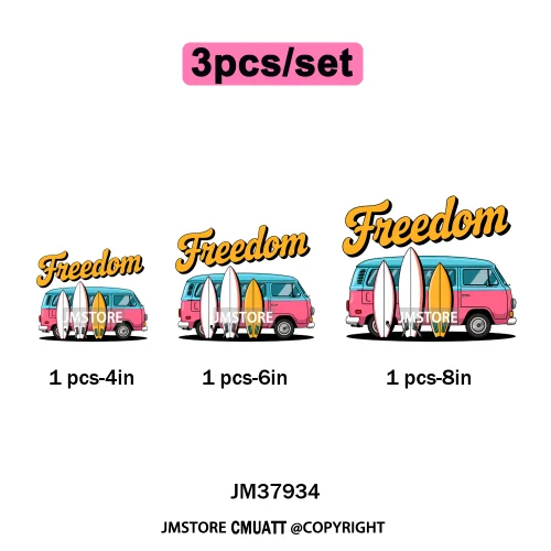 Funny Summer Quotes Sunset Palm Trees Beach Vacation Vibes Washable Iron on DTF Transfer Sticker Ready to Press for Textile Bags