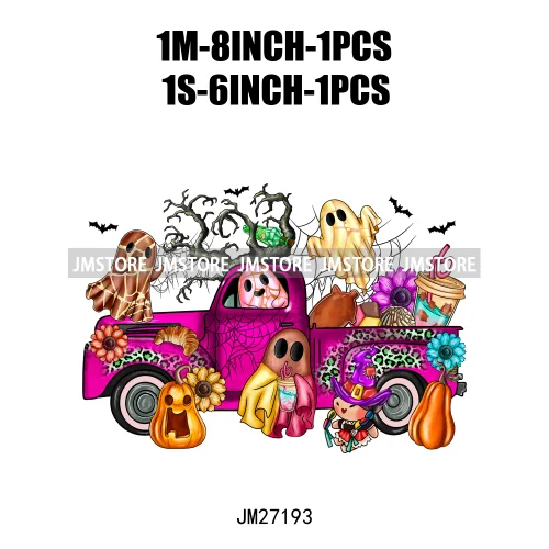 Spanish Espooky Vibes Latina Pantasmas Mexican Halloween Conchas Cucuys Aqui Espantan DTF Iron On Transfers Stickers For Hoodies