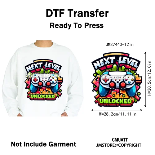 12in Colorful Rap Music Rock Vibes Mud Master Truck Space Trip Graffiti Iron on DTF Transfer Stickers Ready to Press for T-shirt