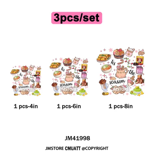 Feliz Navidad Mexican Christmas Concha Santa Latina Holiday Fiesta Iron on DTF Transfers Stickers Ready to Press for T-shirts