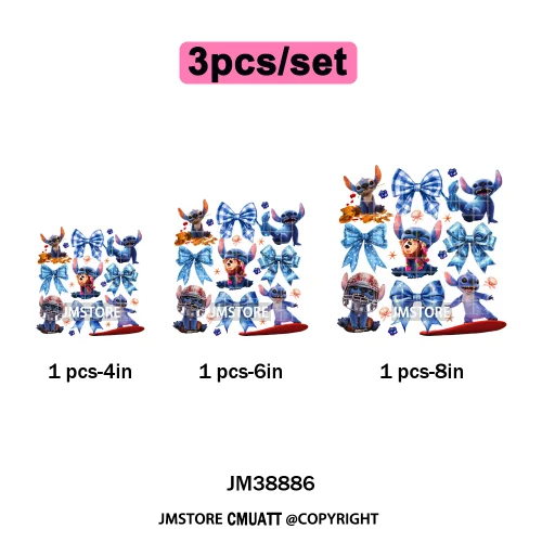 Urban Cartoon Character Streetwear Thermal Printing Iron on DTF Washable Transfers Stickers Ready to Press for Clothing Bags