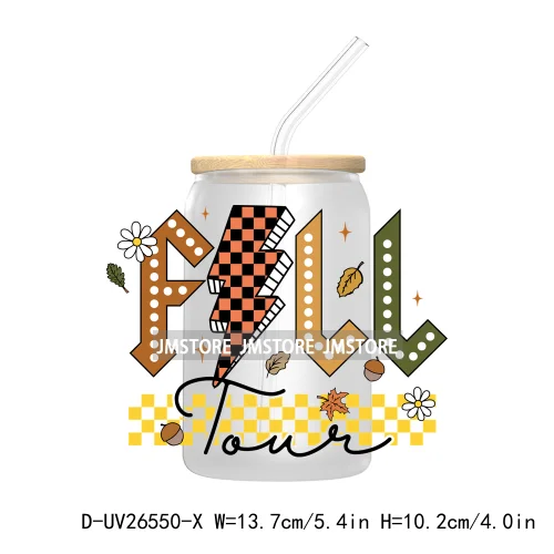 Coquette Pumpkin Spice Coffee Club UV DTF Transfer Stickers Decals For Libbey Cold Cups Mugs Tumbler Custom Retro Fall Autumn