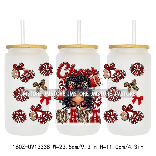 Coquette Afro Black Dope Autism Mama Cat Dog Mom UV DTF Sticker For 16OZ Libbey Glass Cup Can Wrap Waterproof Transfer Stickers