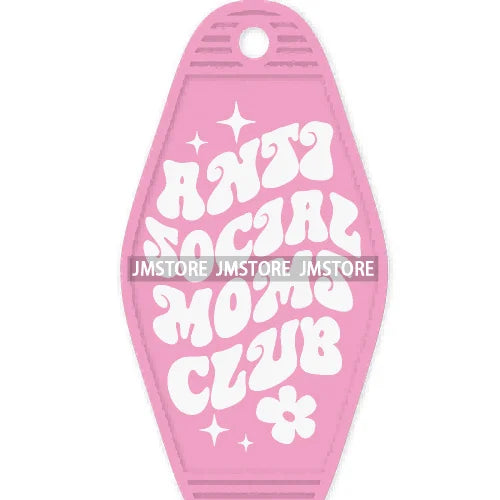 Mama Needs Coffee Mom Life High Quality WaterProof UV DTF Sticker For Motel Hotel Keychain Mother's Day