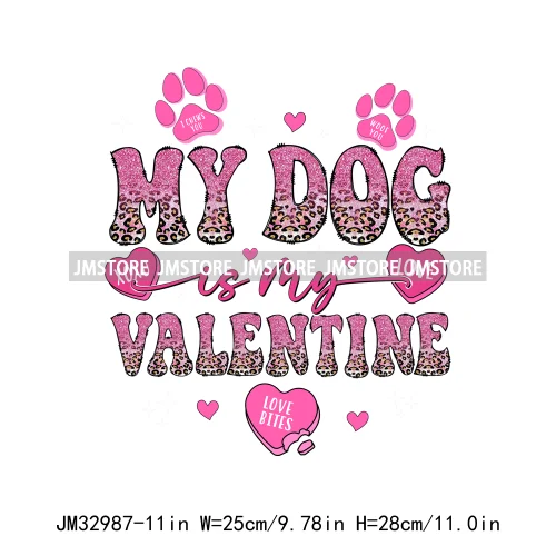 Pink Howday Highland Cow Dog Coquette Bow All Booked for Valentines Day Iron On DTF Transfer Stickers Ready To Press For Hoodies