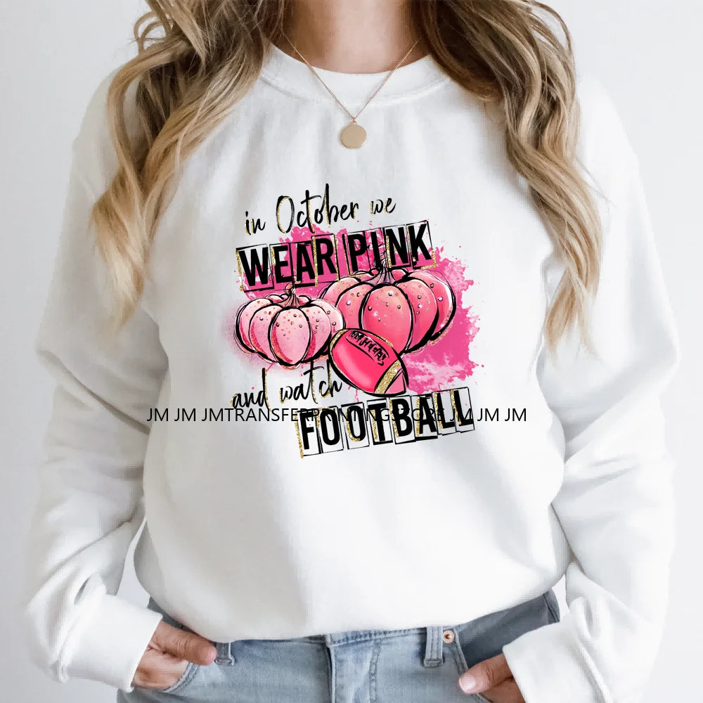 Pink Breast Cancer Survivor Don't Let Sisters Fight Cancer Alone Cheer For Cure Iron On DTF Transfers Stickers For Sweatshirts