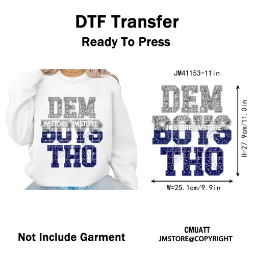 Faux Glitter Leopard Game Day American Football Sport Coquette Iron on Washable DTF Transfer Stickers Ready to Press for Clothes