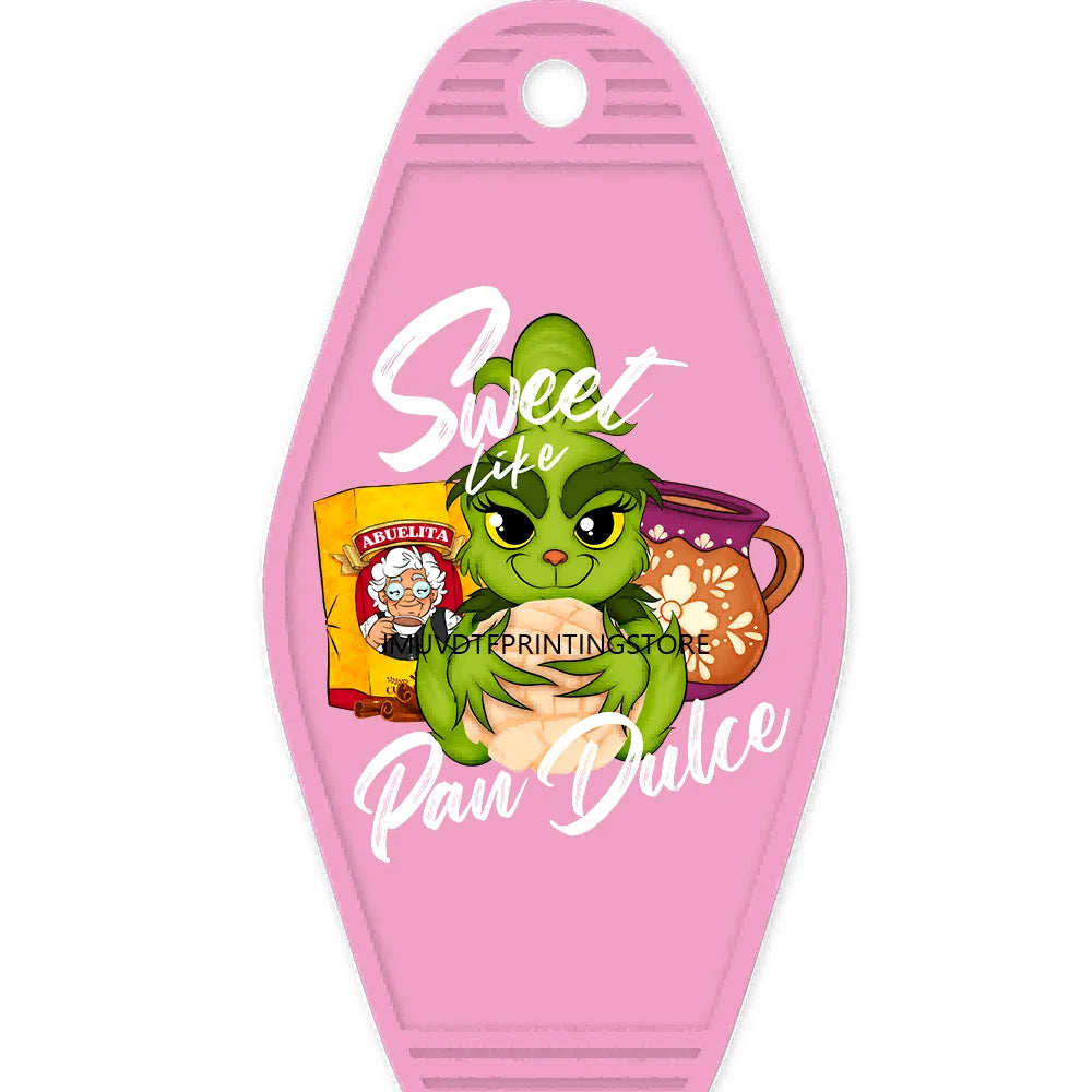 Somebody's Holly Jolly Mama High Quality WaterProof UV DTF Sticker For Motel Hotel Keychain Christmas Pan Dulce Mexican Xmas